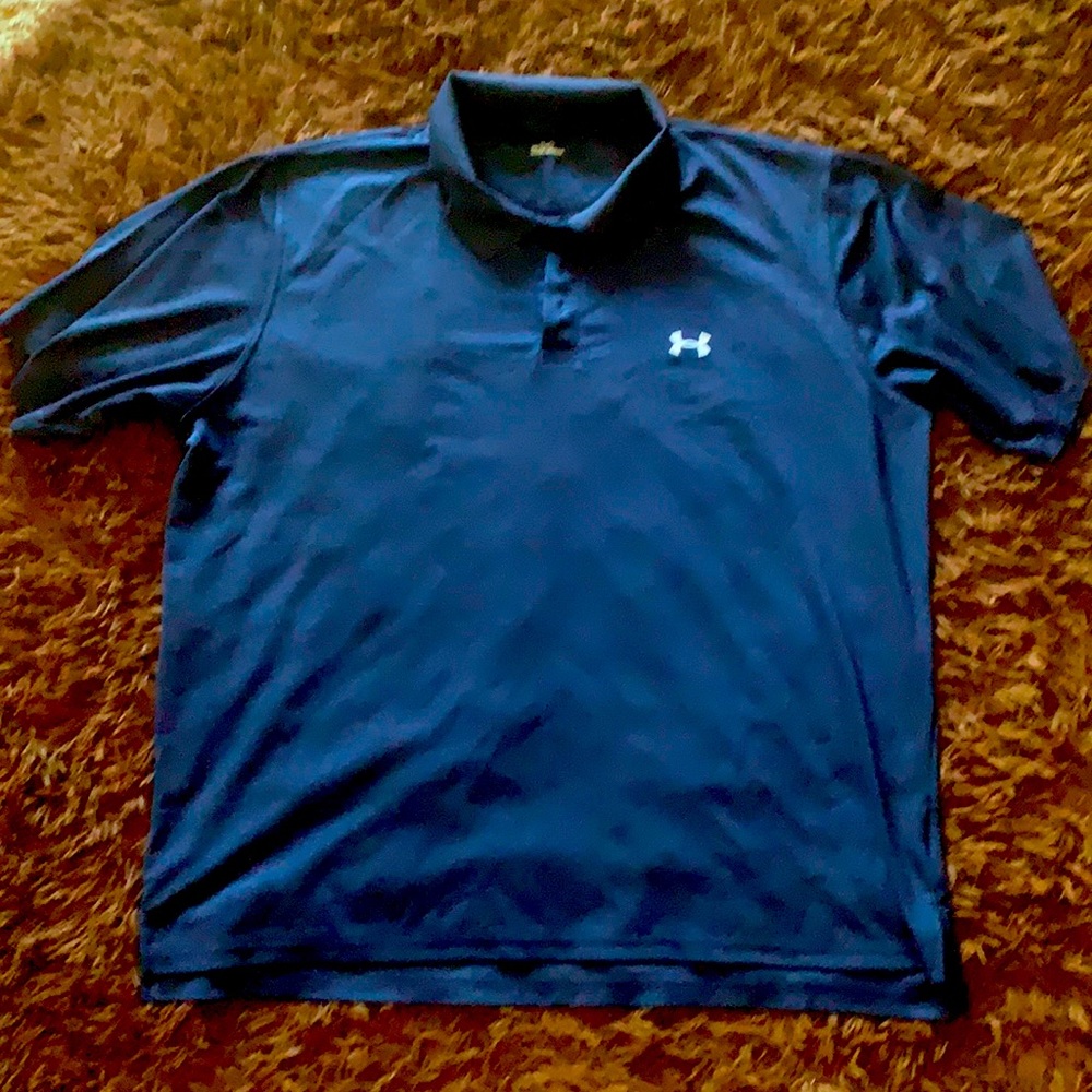 Mens Under Armour shirt Sz XXL Navy